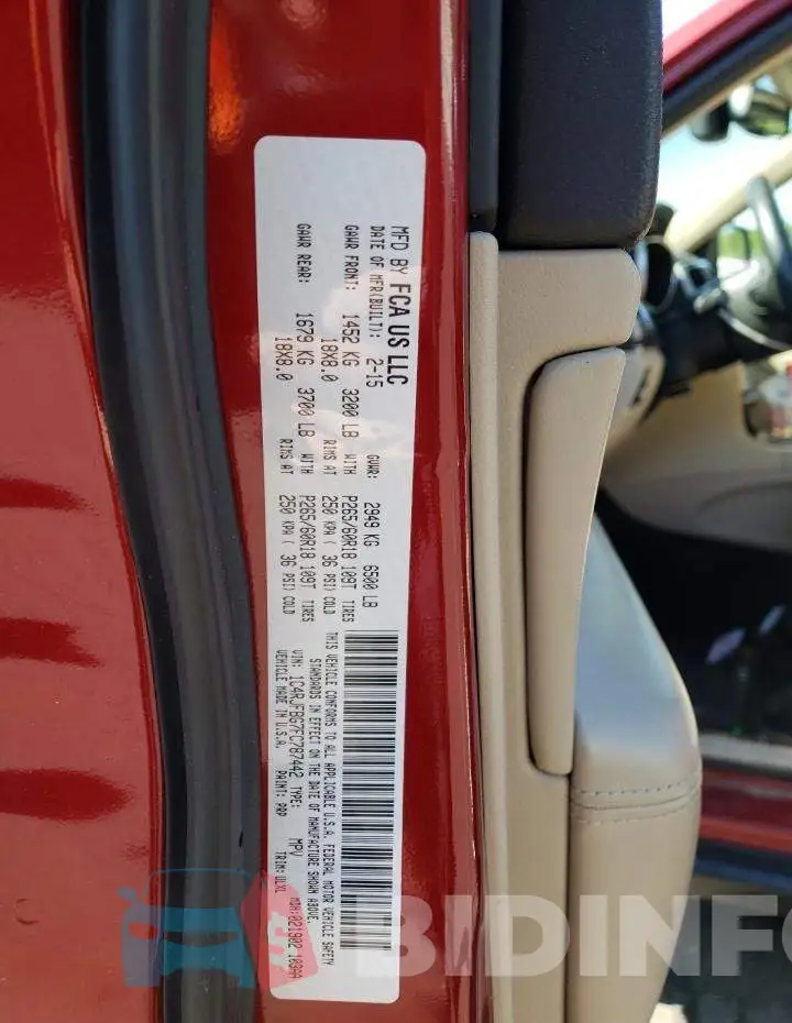 1C4RJFBG7FC787442 Photo# 13