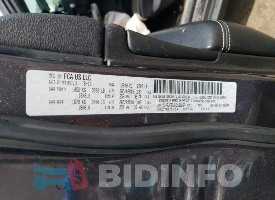 1C4RJFBG8HC931857 Photo# 12