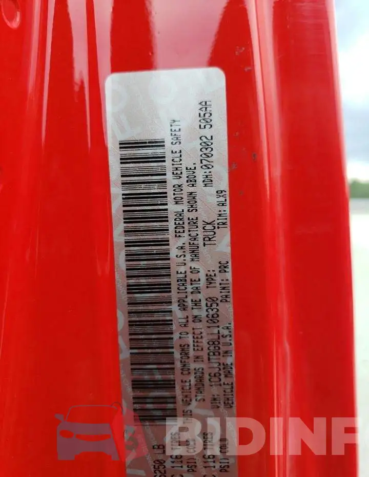 1C6JJTBG8LL106350 Photo# 12