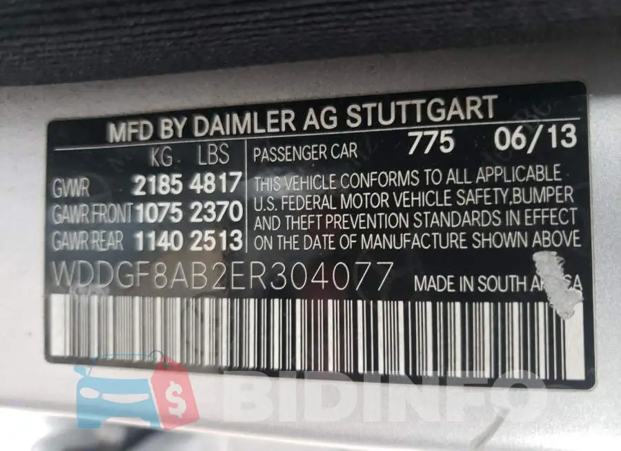 WDDGF8AB2ER304077 Photo# 12