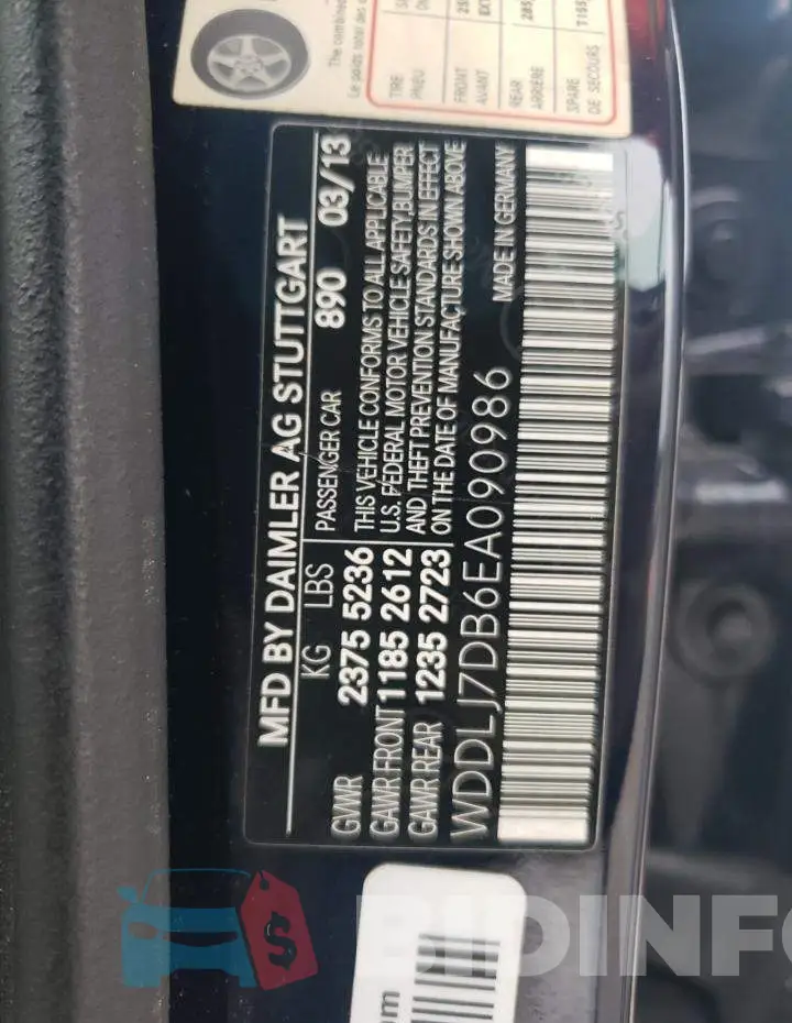 WDDLJ7DB6EA090986 Photo# 12
