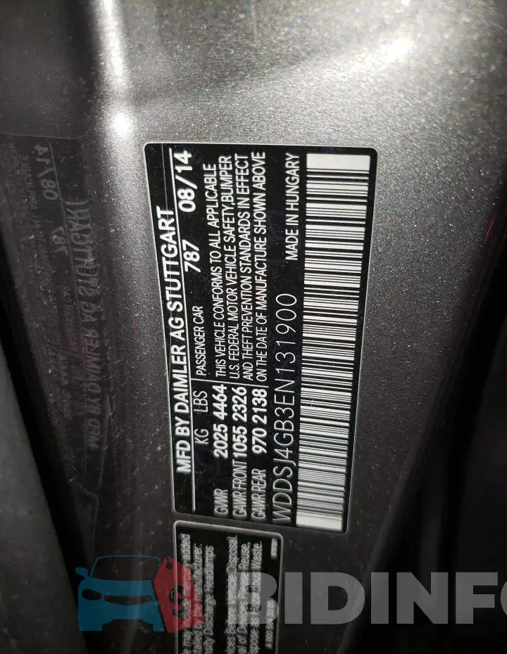 WDDSJ4GB3EN131900 Photo# 12