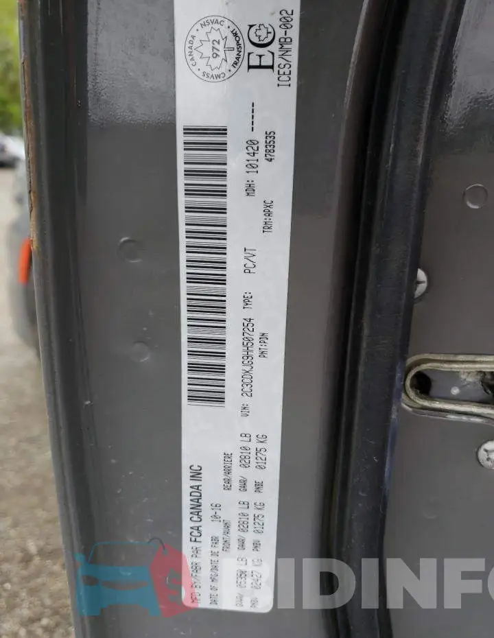 2C3CDXJG9HH507254 Photo# 12
