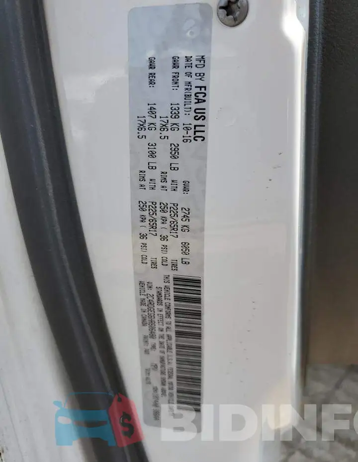 2C4RDGEG6HR606480 Photo# 13