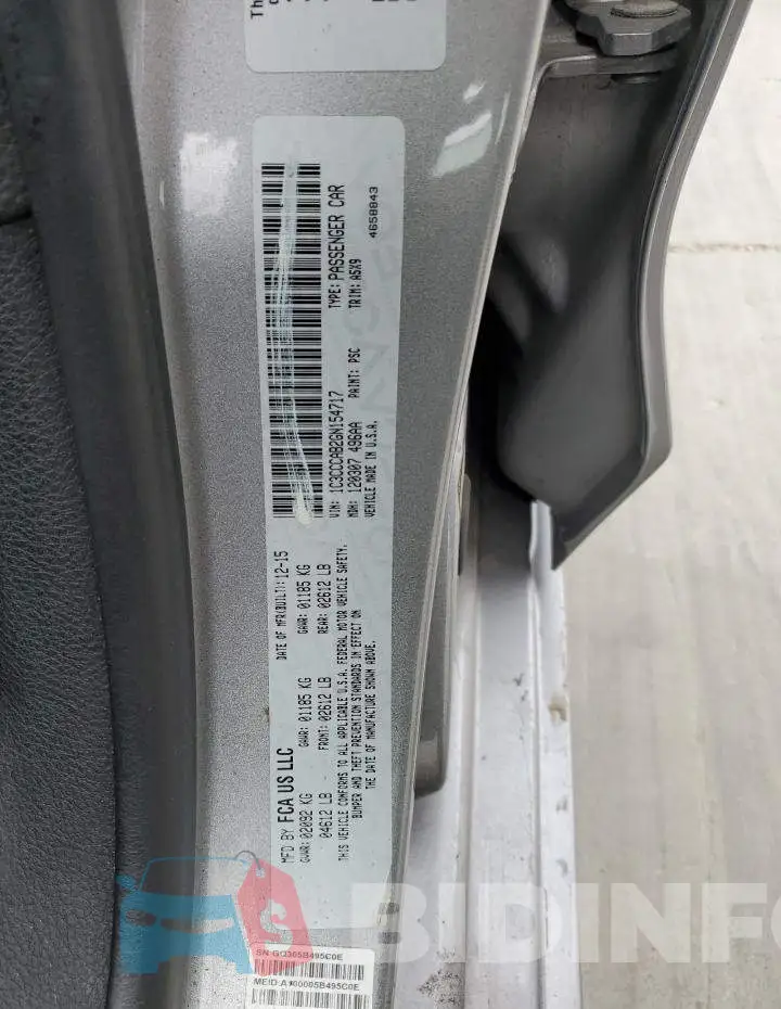 1C3CCCAB2GN154717 Photo# 12