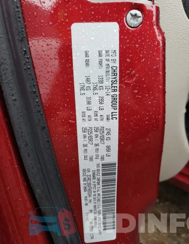 2C4RC1BGXFR655344 Photo# 12