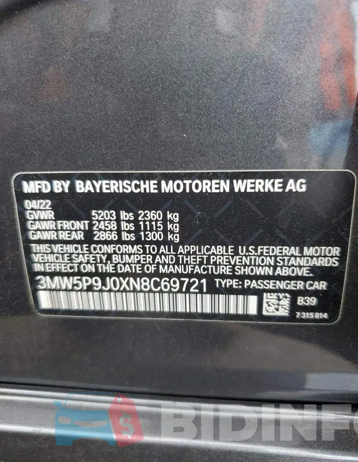 3MW5P9J0XN8C69721 Photo# 12
