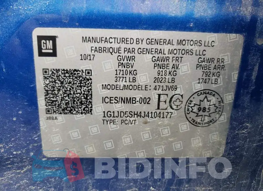 1G1JD5SH4J4104177 Photo# 13