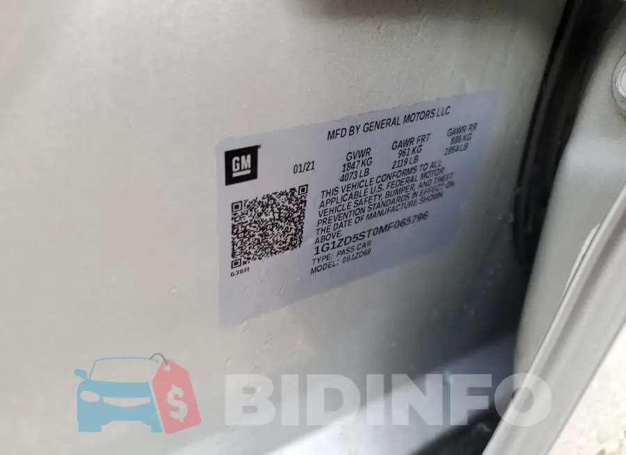 1G1ZD5ST0MF065796 Photo# 12