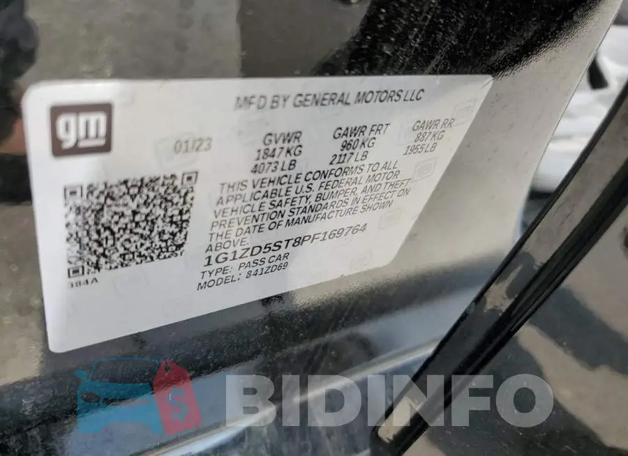 1G1ZD5ST8PF169764 Photo# 12