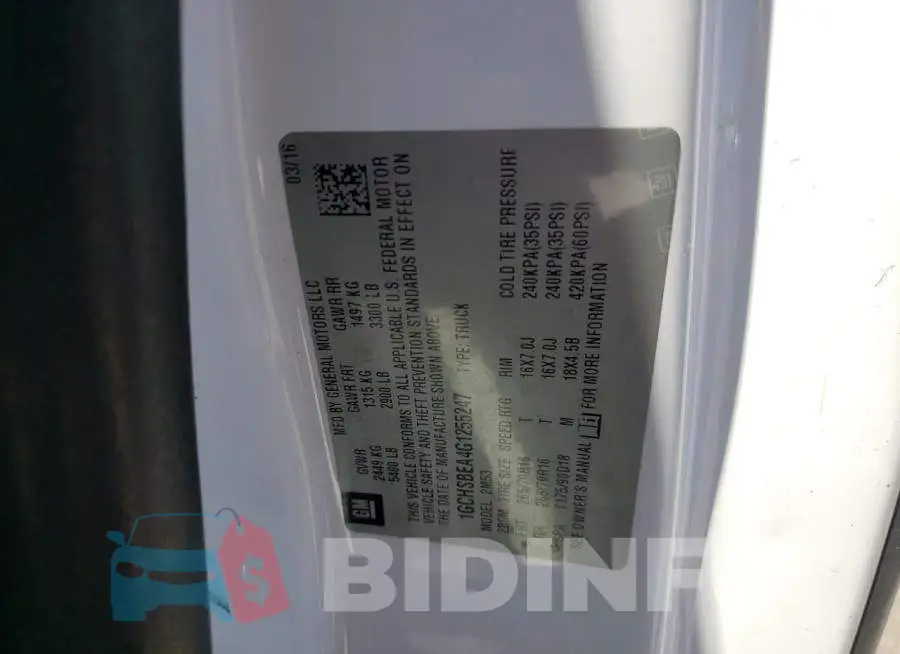 1GCHSBEA4G1255247 Photo# 12
