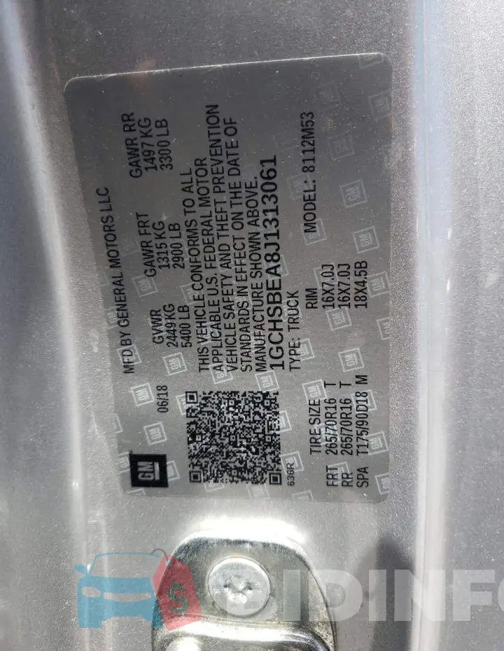 1GCHSBEA8J1313061 Photo# 12