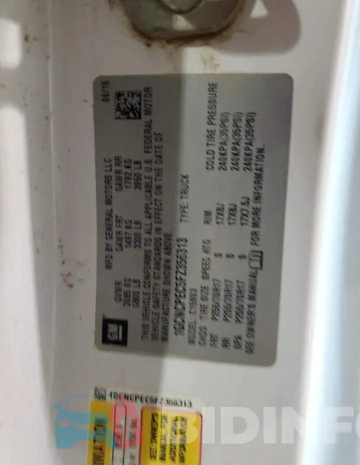 1GCNCPEC5FZ356313 Photo# 12