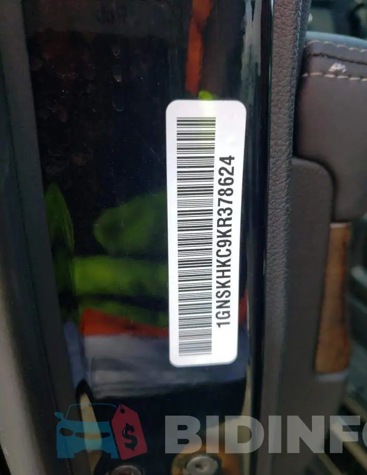 1GNSKHKC9KR378624 Photo# 14