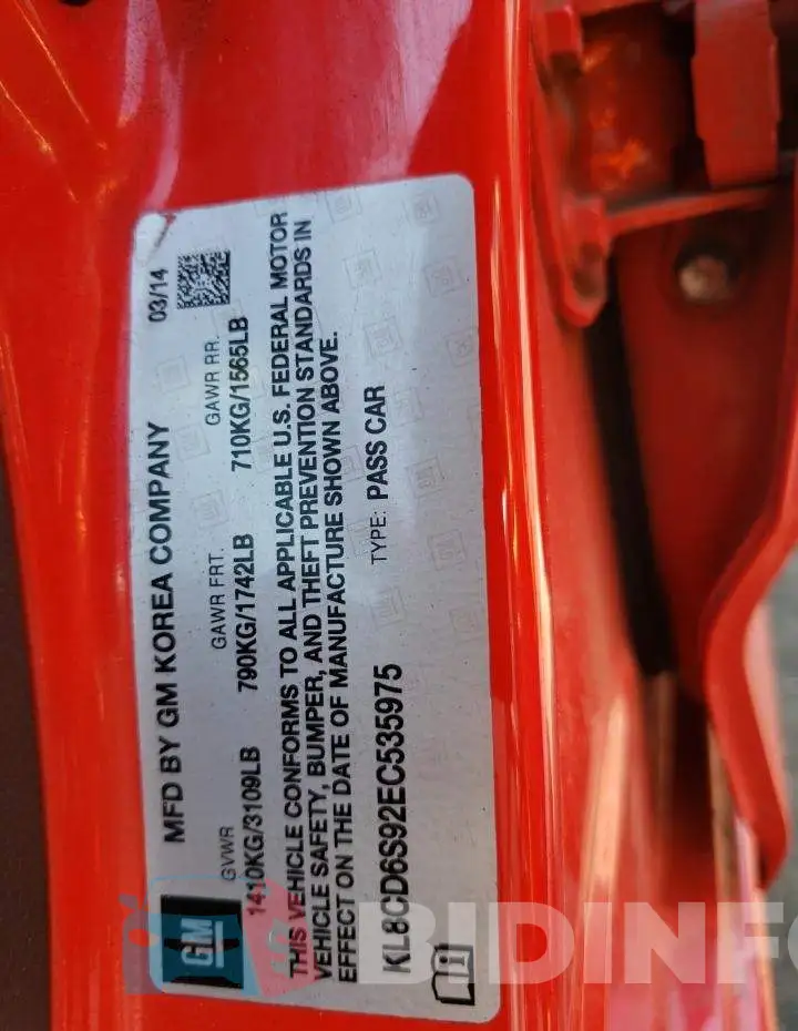 KL8CD6S92EC535975 Photo# 12