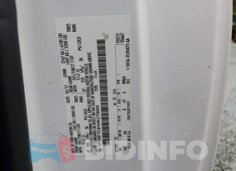 1FTMF1C81HKC79000 Photo# 12