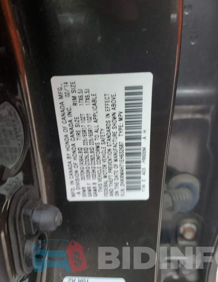 2HKRM4H71EH652687 Photo# 13