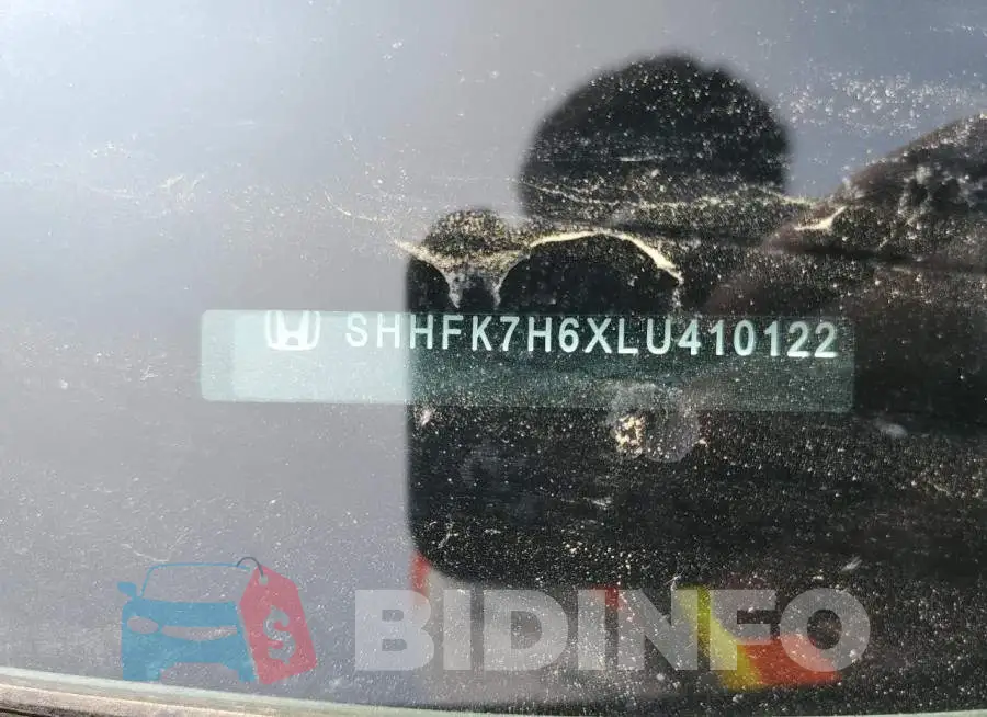 SHHFK7H6XLU410122 Photo# 12