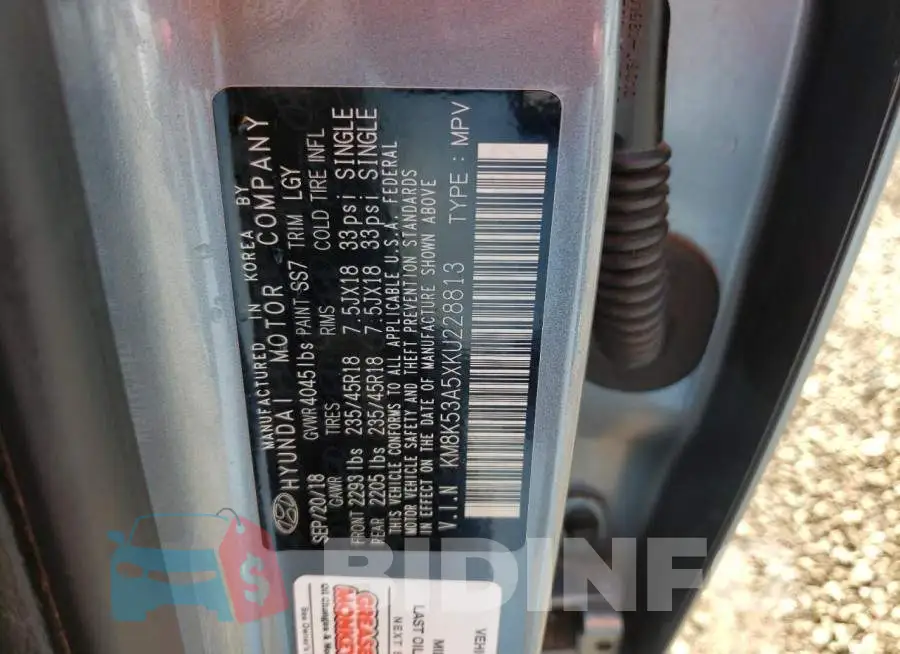 KM8K53A5XKU228813 Photo# 13