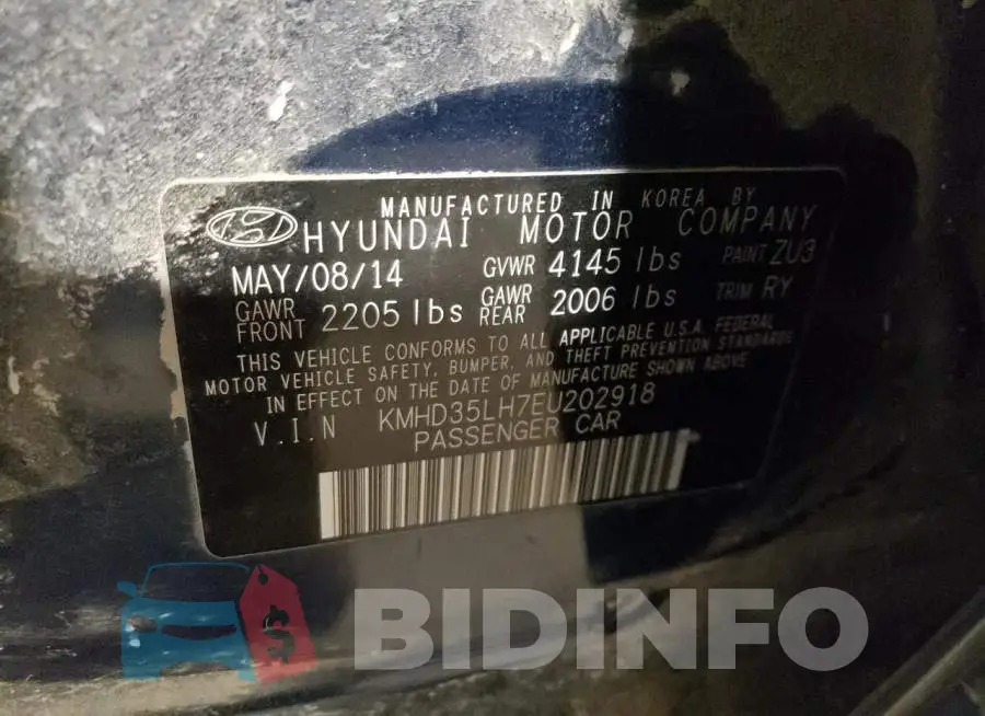 KMHD35LH7EU202918 Photo# 12
