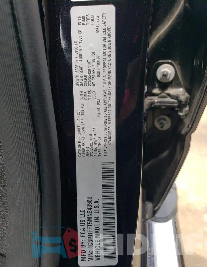 1C6RREFT5MN543985 Photo# 12
