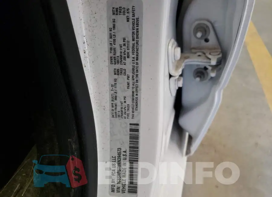 1C6SRFGT8NN394673 Photo# 12