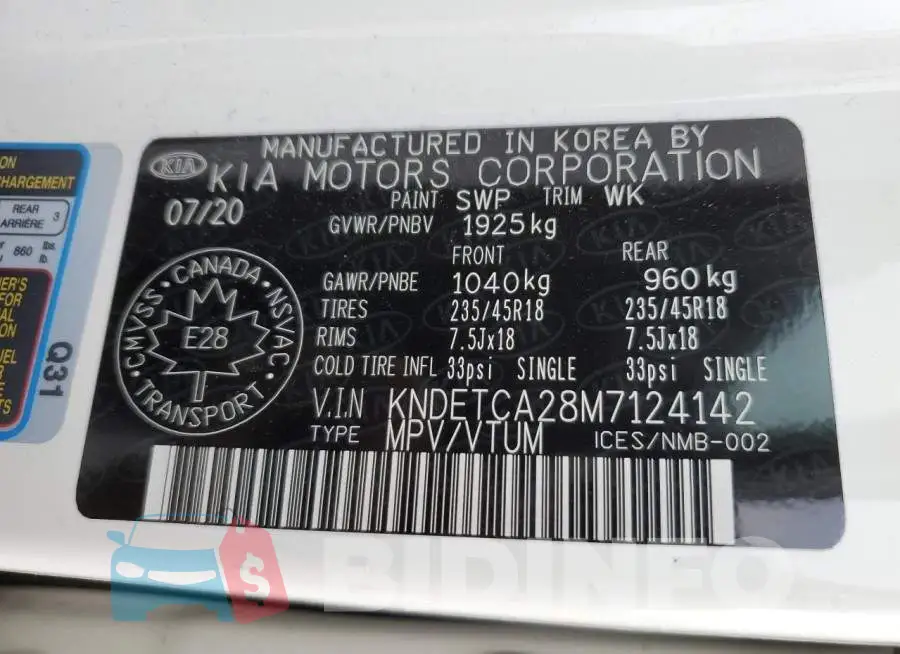 KNDETCA28M7124142 Photo# 13