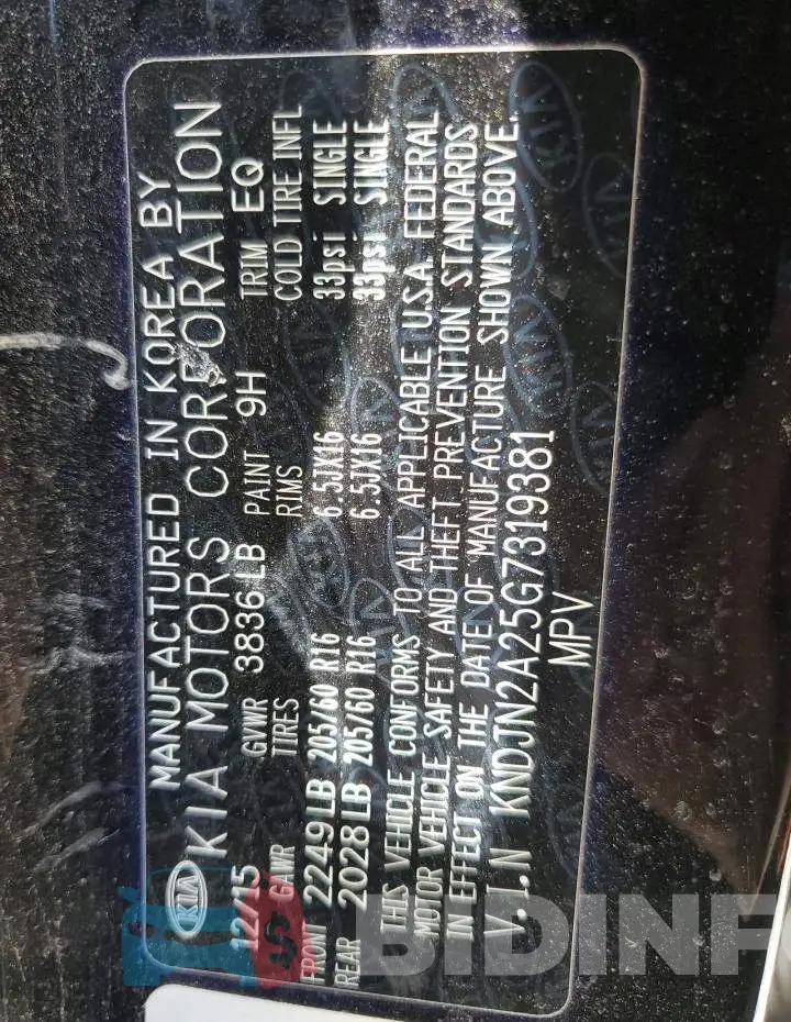 KNDJN2A25G7319381 Photo# 13