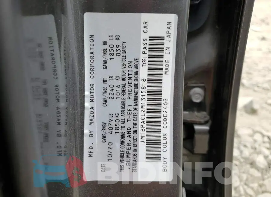 JM1BPACL2M1315818 Photo# 12