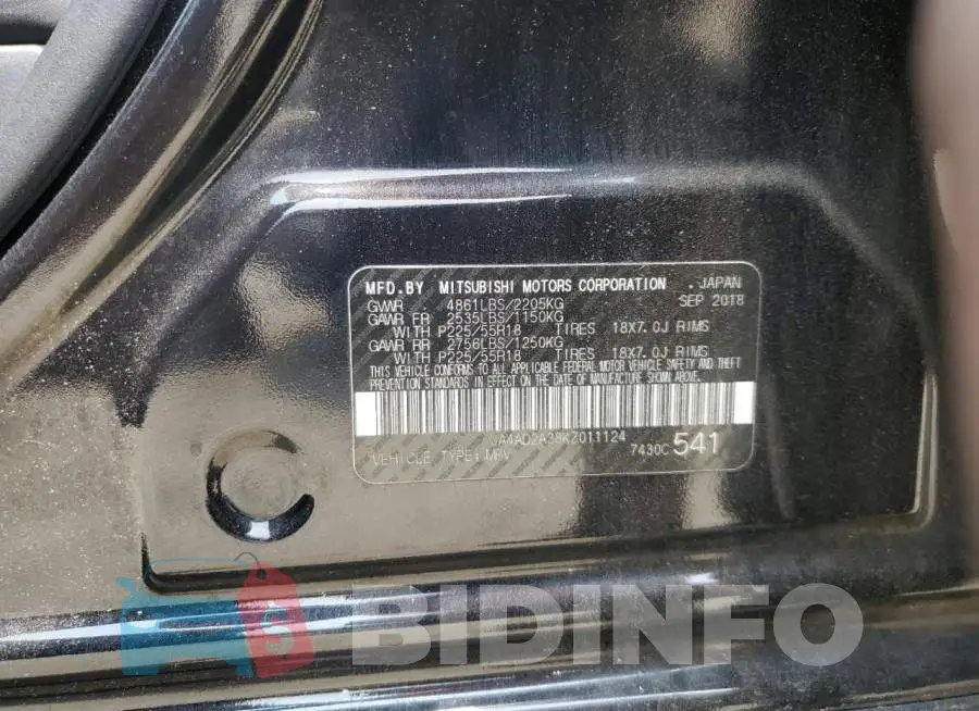 JA4AD2A38KZ011124 Photo# 12