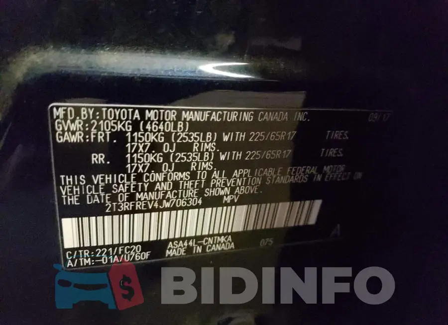 2T3RFREV4JW706304 Photo# 12