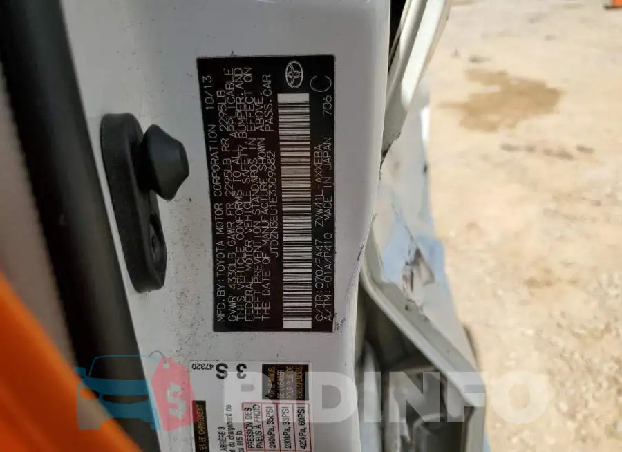JTDZN3EU1E3309682 Photo# 12