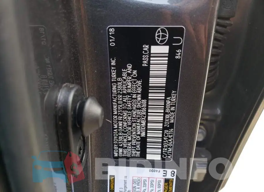 NMTKHMBX2JR061608 Photo# 12