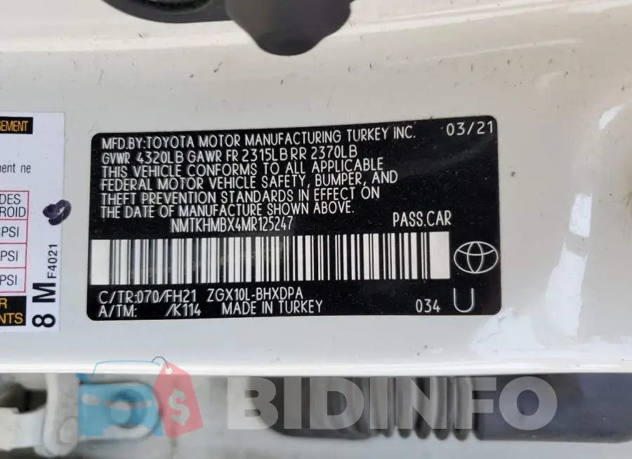 NMTKHMBX4MR125247 Photo# 13