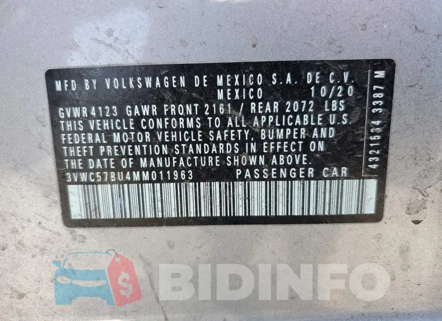 3VWC57BU4MM011963 Photo# 13