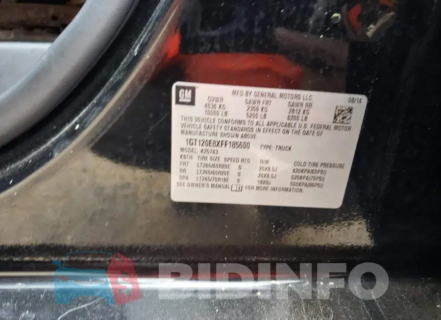 1GT120E8XFF185600 Photo# 12