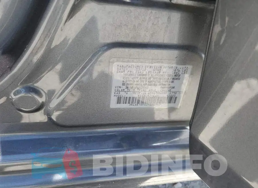 3N1AB7AP5JY286943 Photo# 12