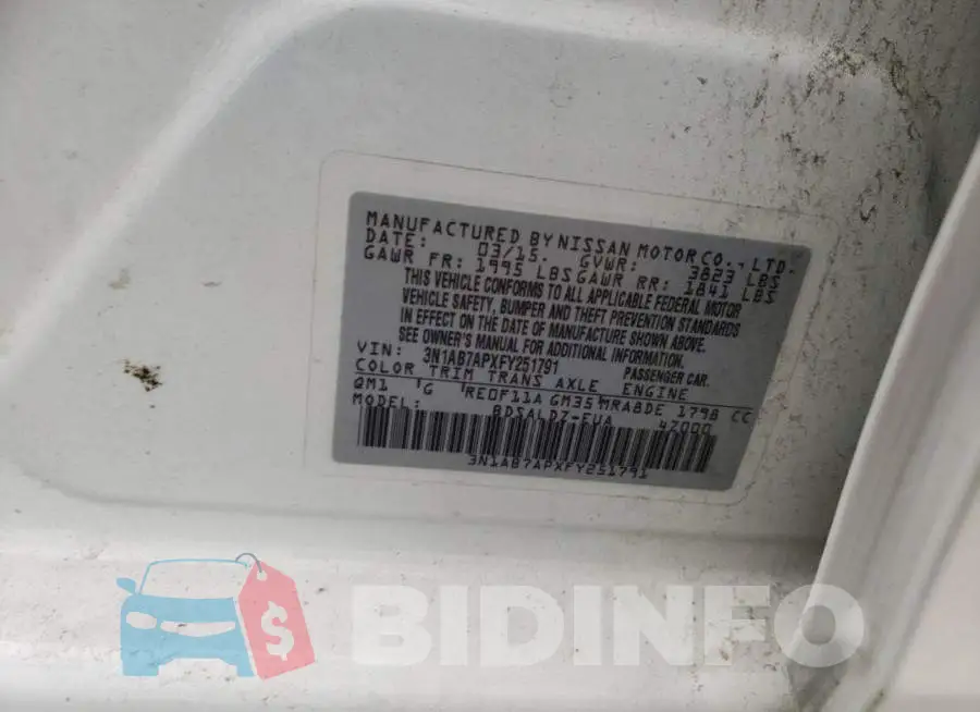 3N1AB7APXFY251791 Photo# 12