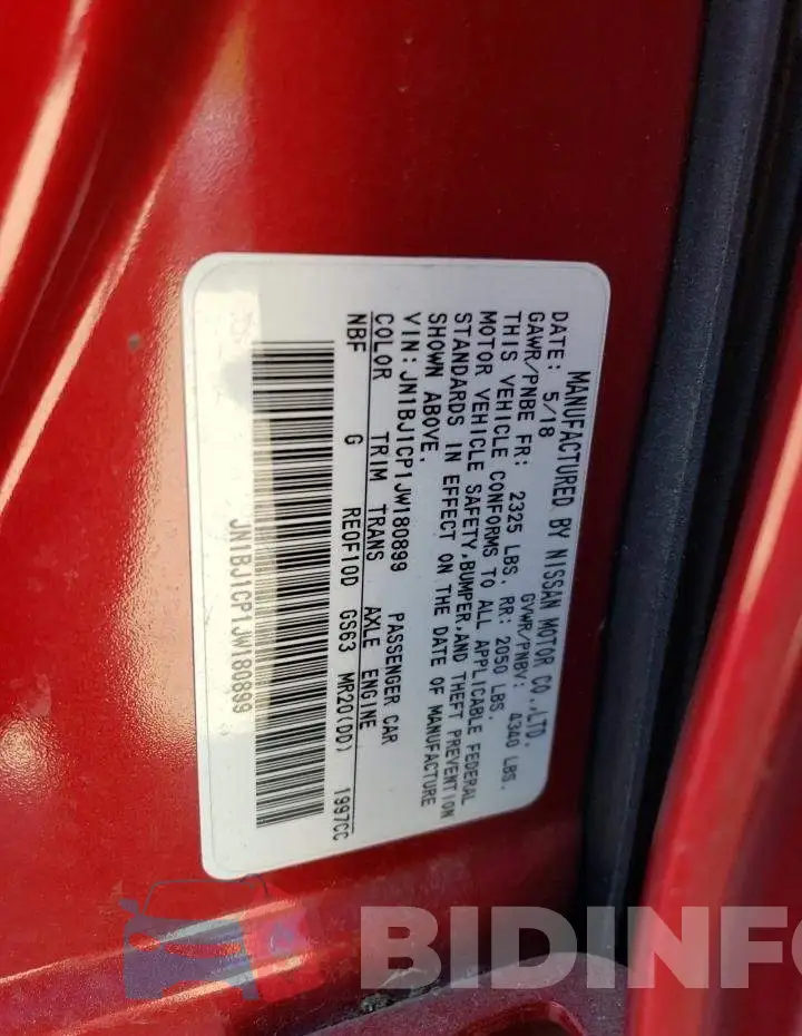 JN1BJ1CP1JW180899 Photo# 13