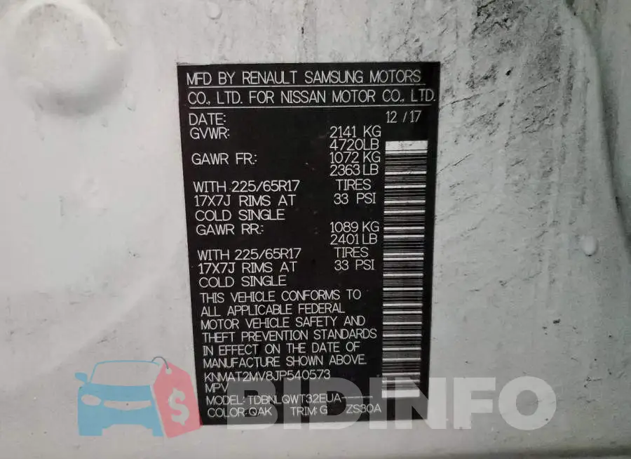KNMAT2MV8JP540573 Photo# 12