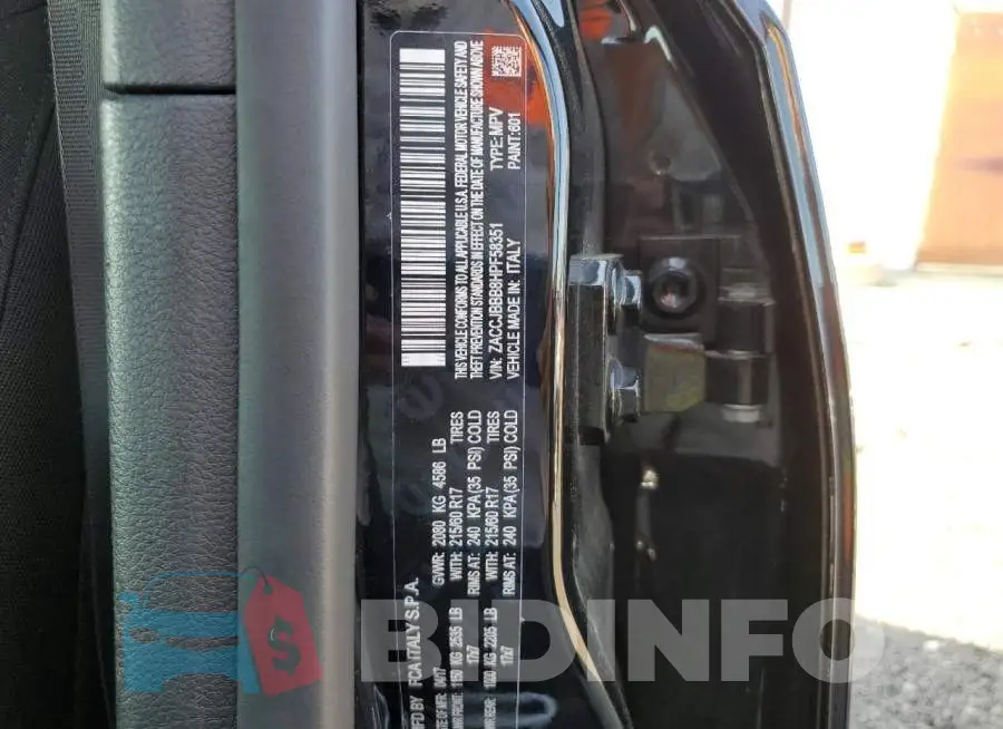 ZACCJBBB8HPF58351 Photo# 14
