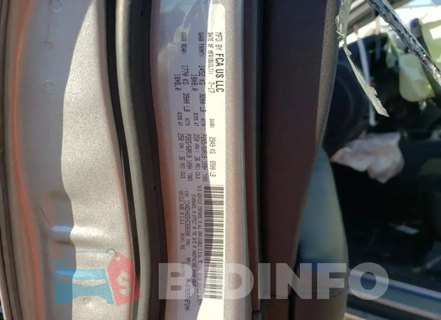 1C4RDHAG5HC936308 Photo# 10