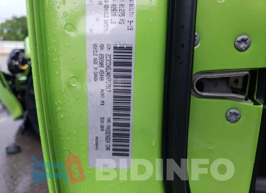 2C3CDXGJ4KH717917 Photo# 12