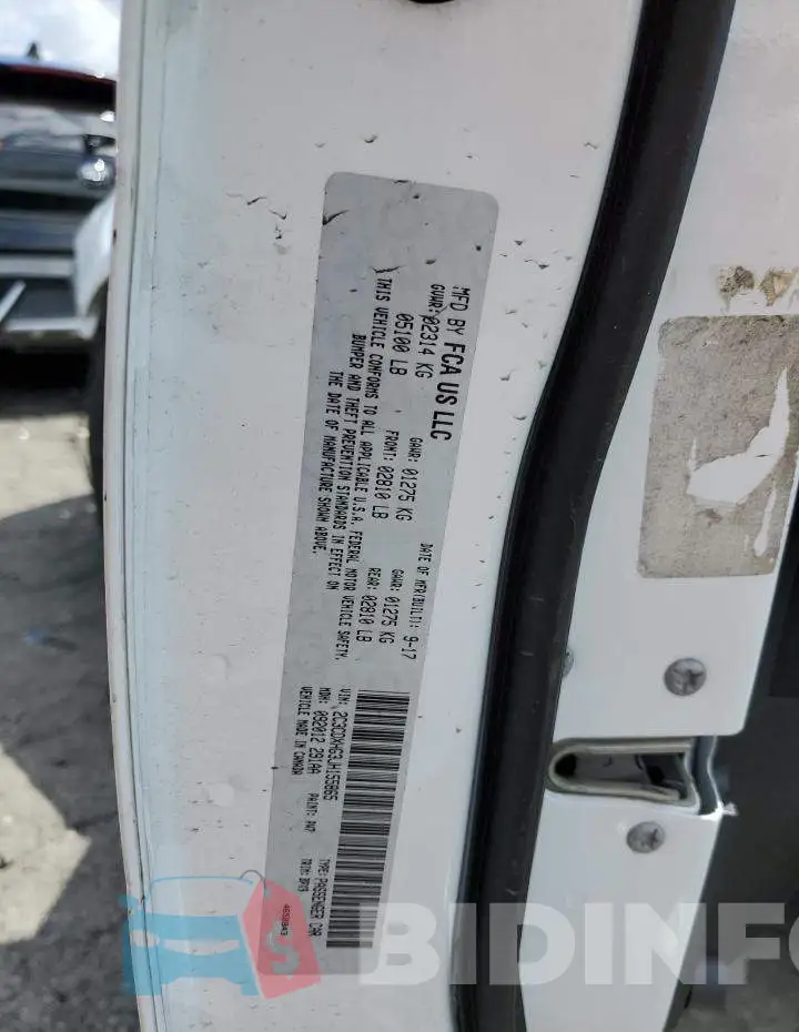 2C3CDXHG3JH155865 Photo# 12