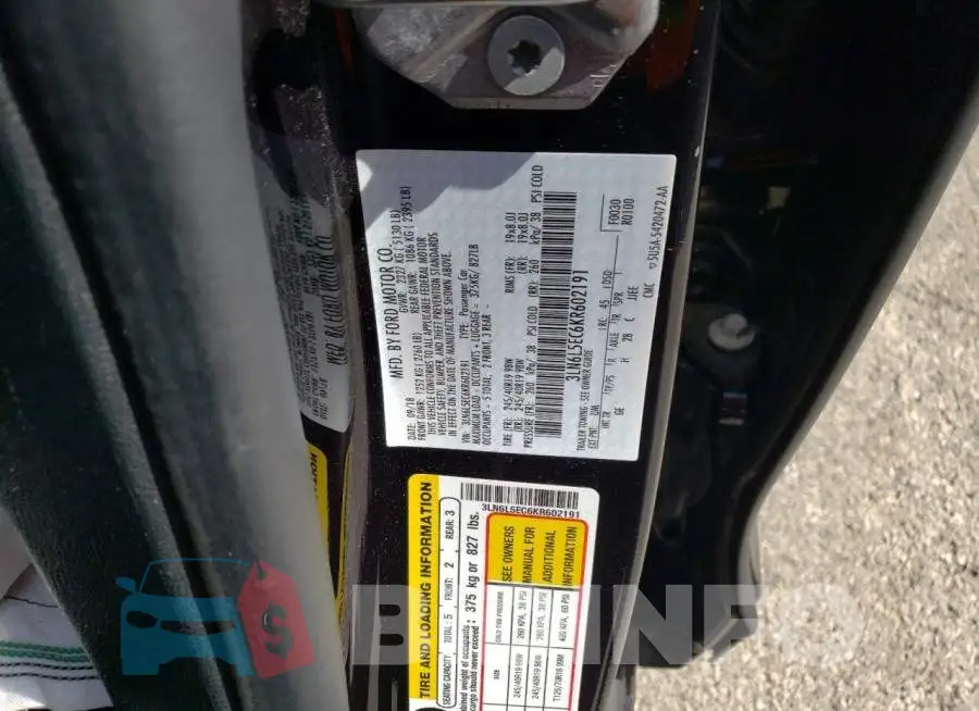 3LN6L5EC6KR602191 Photo# 13