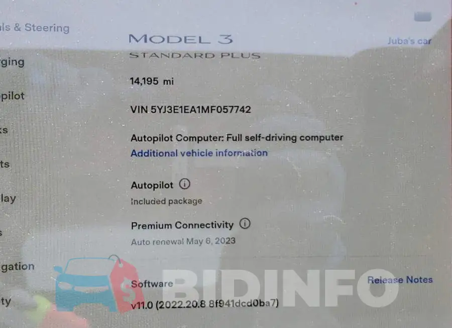 5YJ3E1EA1MF057742 Photo# 9