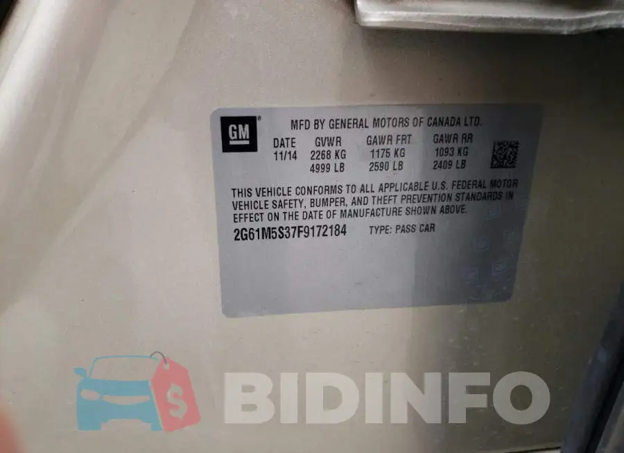 2G61M5S37F9172184 Photo# 12