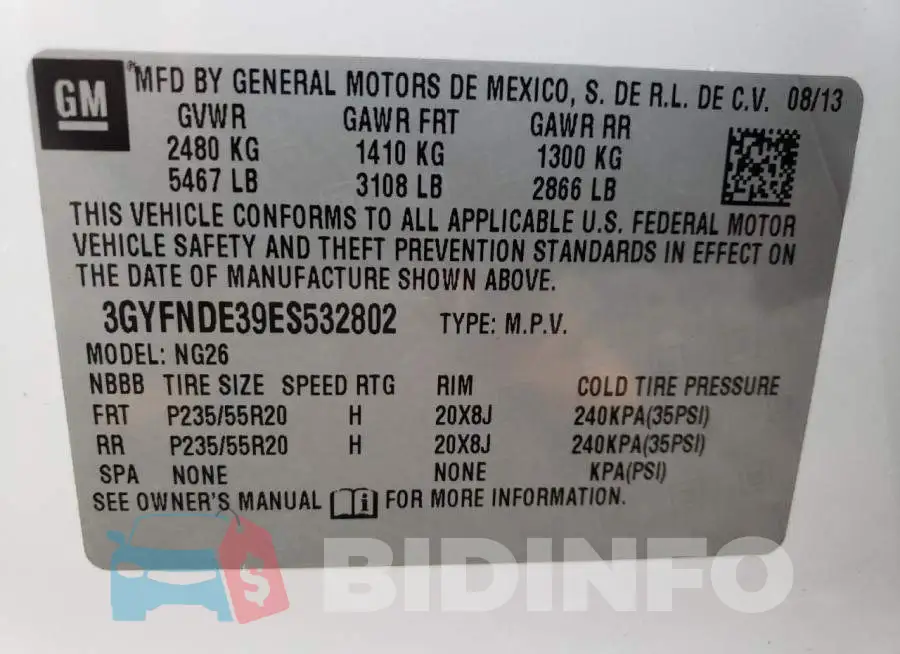 3GYFNDE39ES532802 Photo# 13