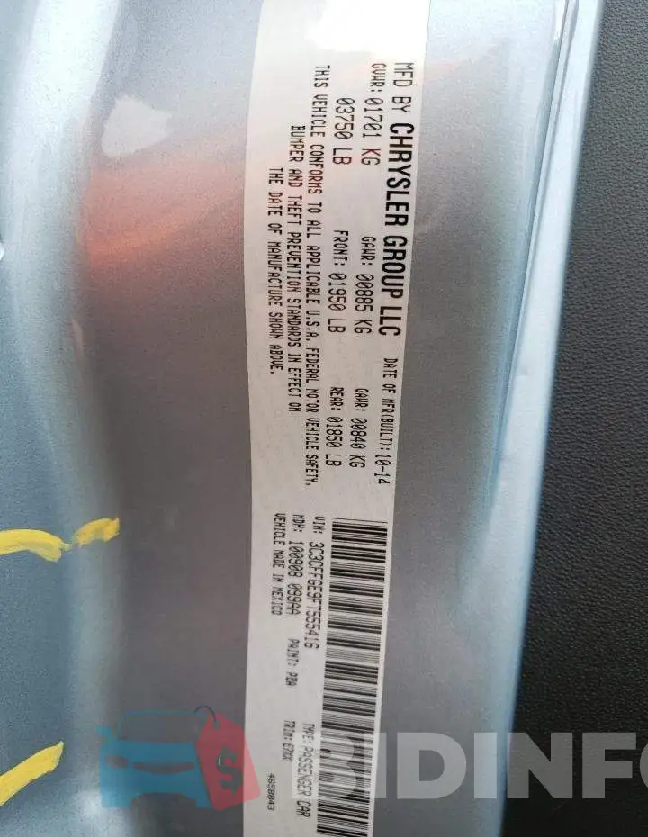 3C3CFFGE9FT555416 Photo# 13