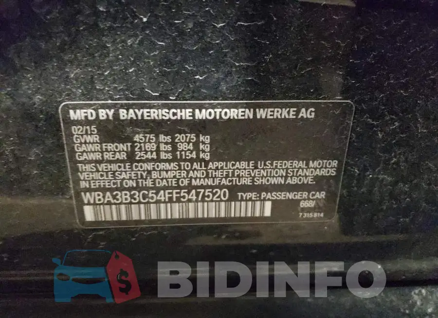 WBA3B3C54FF547520 Photo# 12